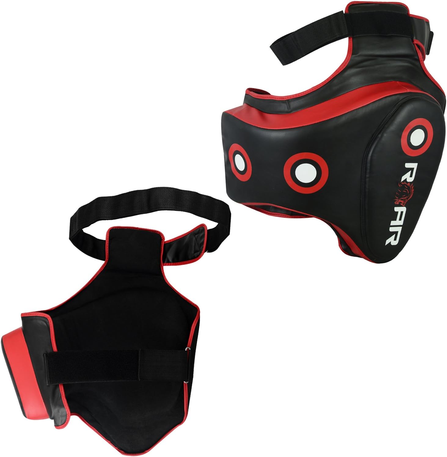 Roar Boxing Belly & MMA Thigh Pad Set Training Muay Thai Leg Protector with Rib Shield