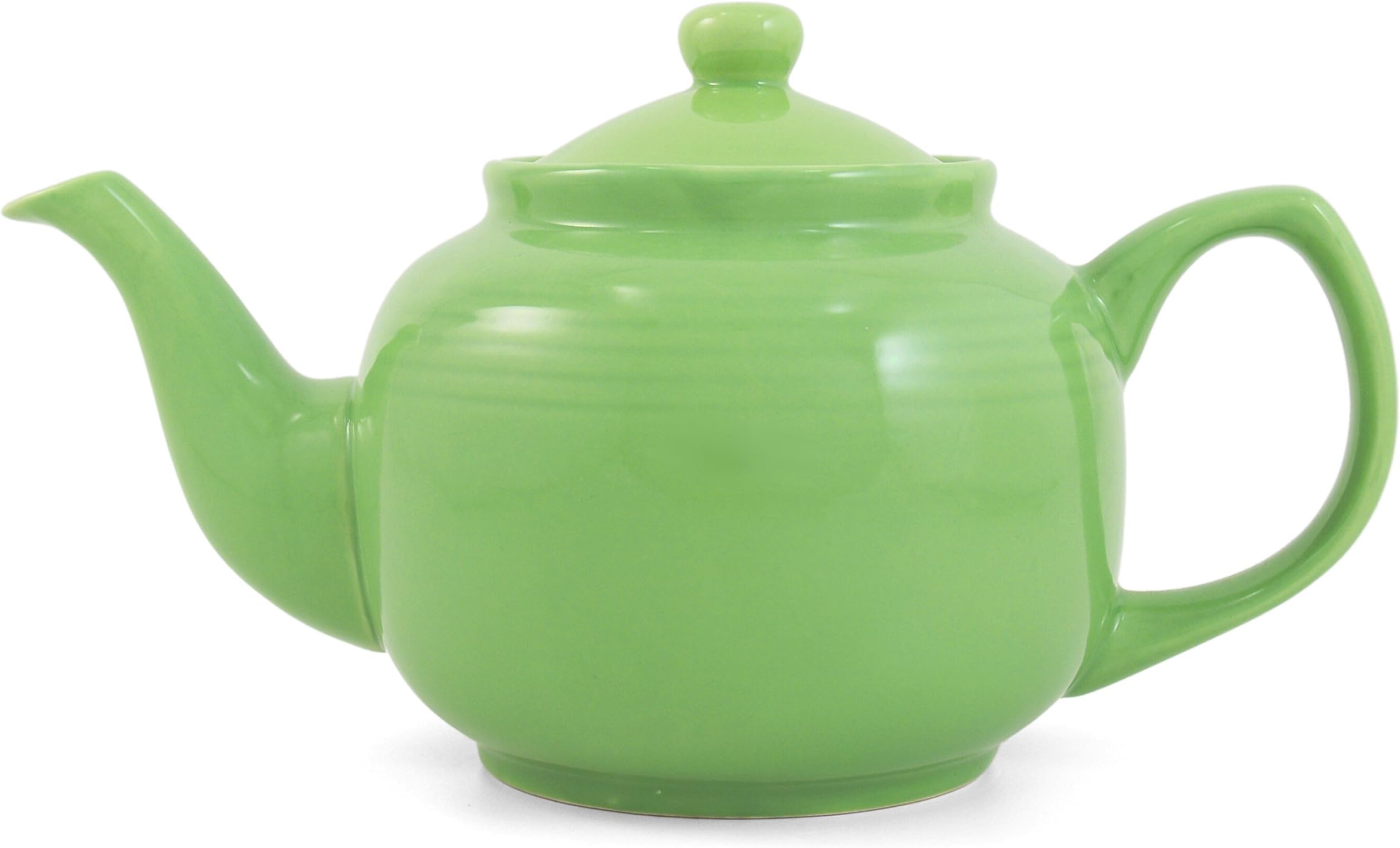 Lime Green Classic 6 Cup Ceramic Teapot