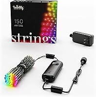 Vista 2 de Twinkly Cadena de luces de Navidad controlada por aplicación, decoración de iluminación inteligente para el hogar para uso en interiores