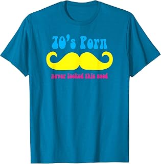 70's Porn Moustache Popular Moustache T-Shirt T-Shirt