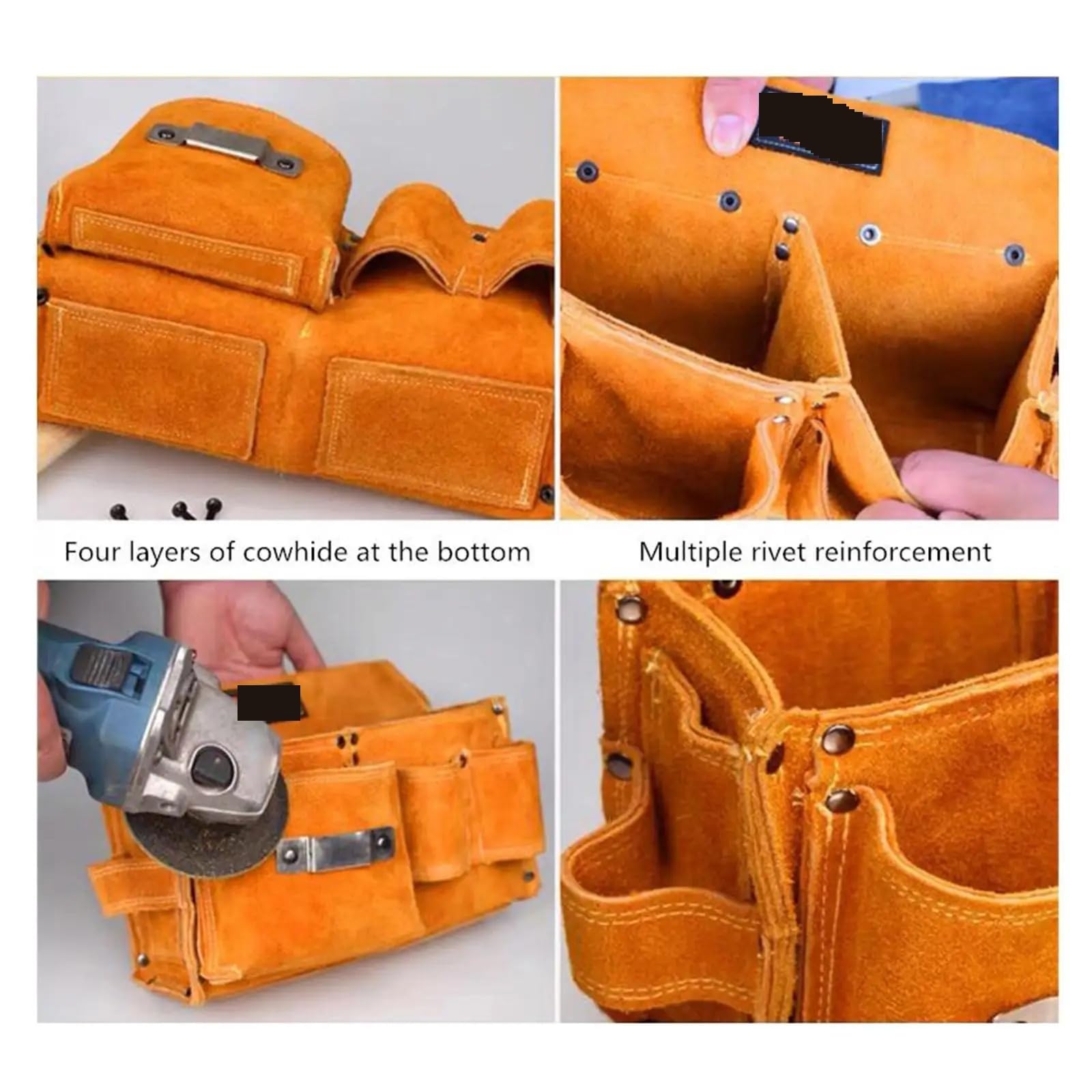 Trousse à Outils Pour échelle Organisateur de pochette à outils en simili cuir