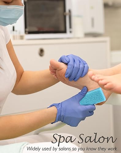 Miniatura 3 de Maryton Almohadillas desechables de piedra pómez para pies, piedra pómez y pedicura, removedor de callos de piel muerta para pies, 40 unidades