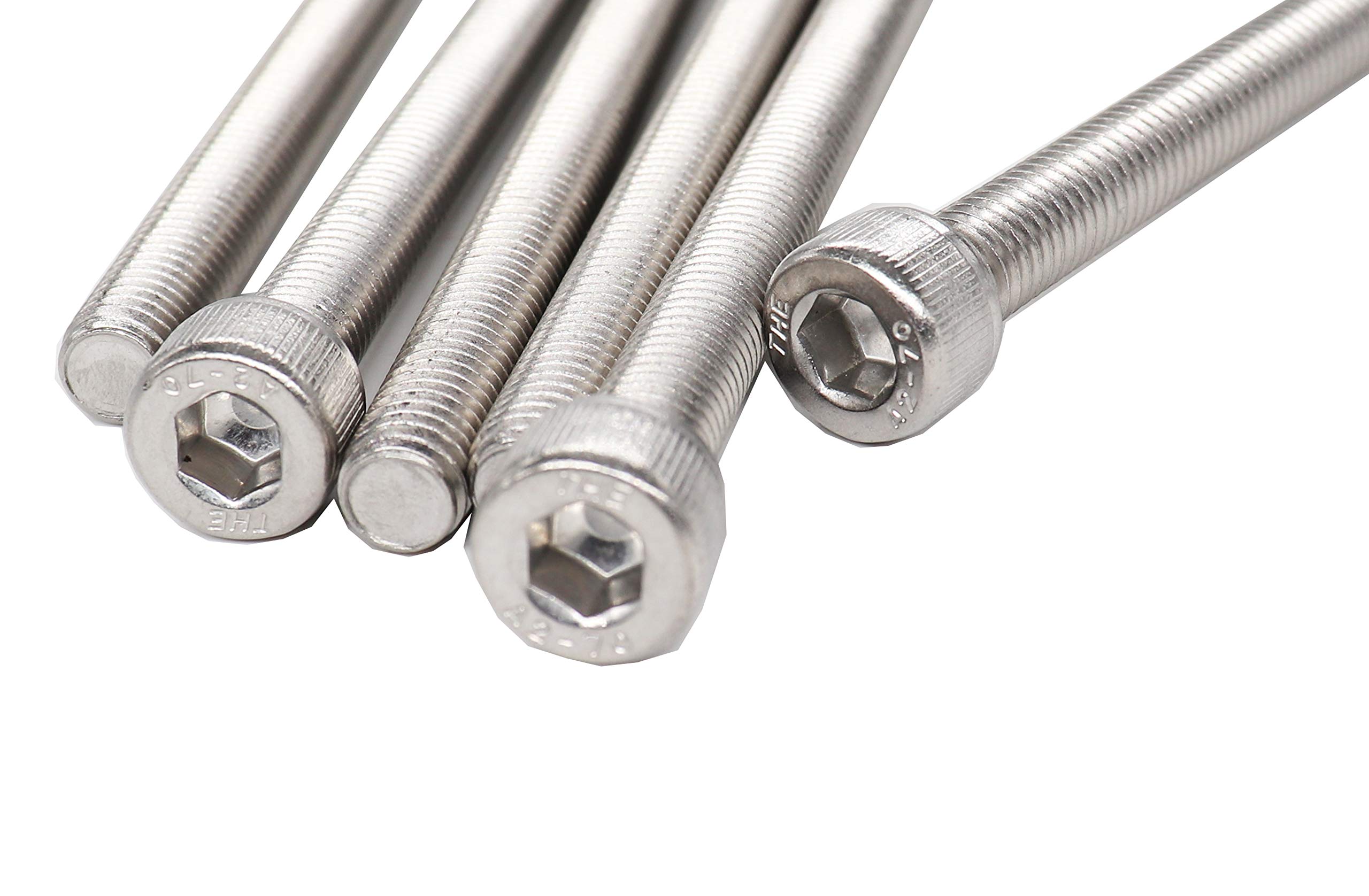 Bulloni A Testa Tonda In Acciaio Inox M6 X 40 Mm - 50 Pezzi