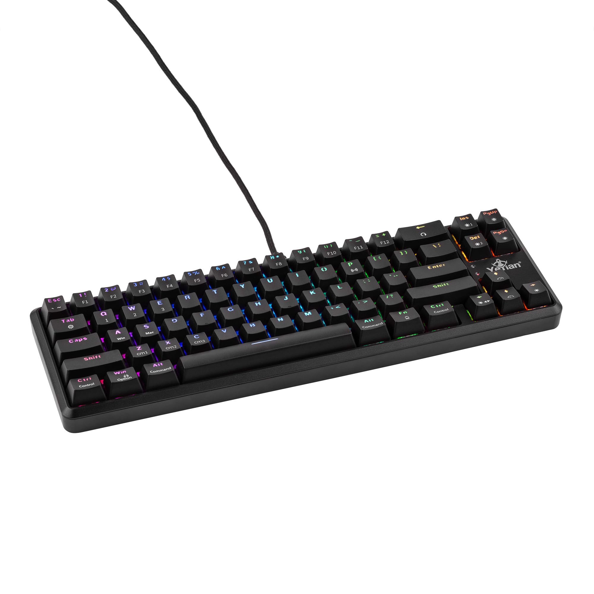 YEYIAN Akil Mekanik Klavye, Bluetooth, Şarj Edilebilir 69 RGB LED