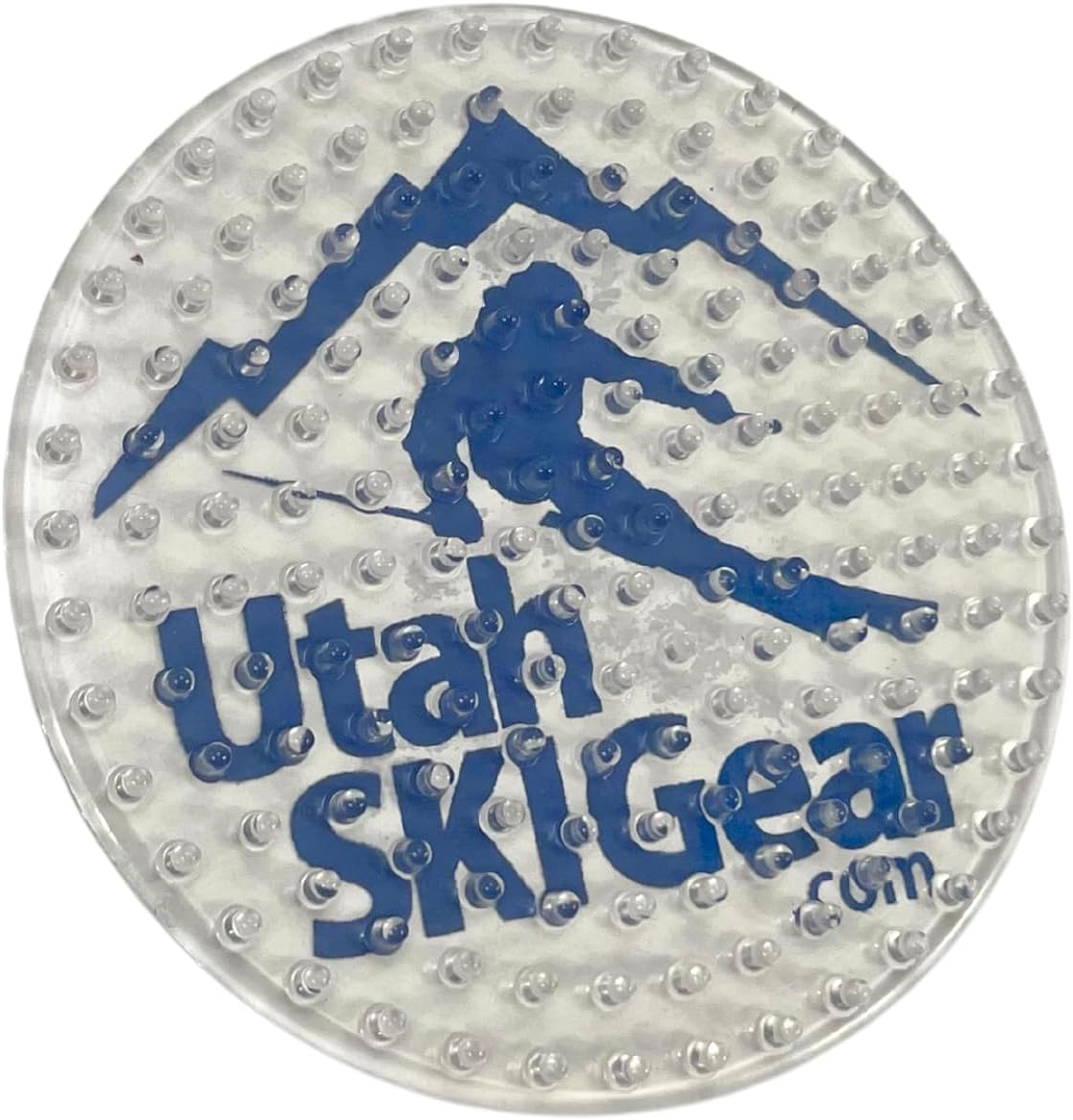 Utah Ski Gear Stomp Pads - Clear Snowboard Stomp Pad, for All Snowboards, Get Extra Grip for Your Foot, Plastic Snowboarding Pad for Womens and Mens Snowboard Gear