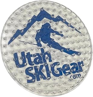 Utah Ski Gear Stomp Pads - Clear Snowboard Stomp Pad, for All Snowboards, Get Extra Grip for Your Foot, Plastic Snowboarding Pad for Womens and Mens Snowboard Gear
