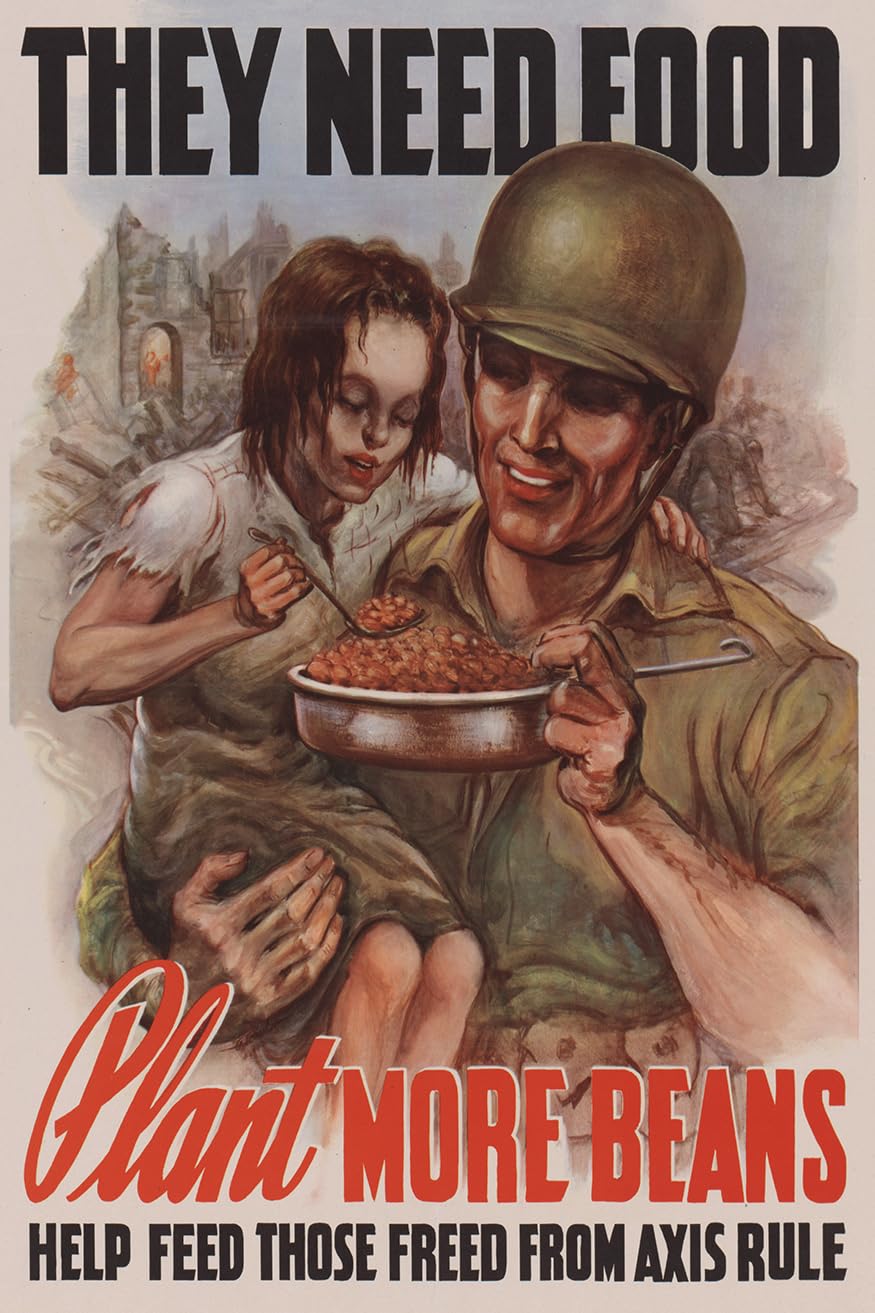 Amazon.com: AGS - They Need Food Plant More Beans Vintage World