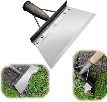 Multifunctional Cleaning Shovel, Stainless Steel Agricultural Shovel, Outdoor Planting Garden Farm Hoeing Tools 10.6 in