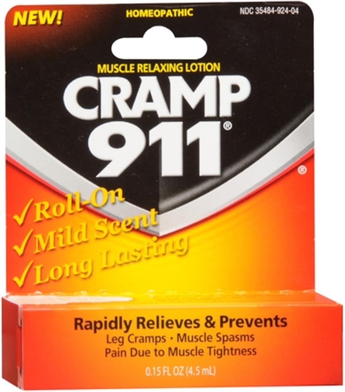Cramp 911 Muscle Relaxing Roll-On Lotion 4.50 mL (Pack of 2)