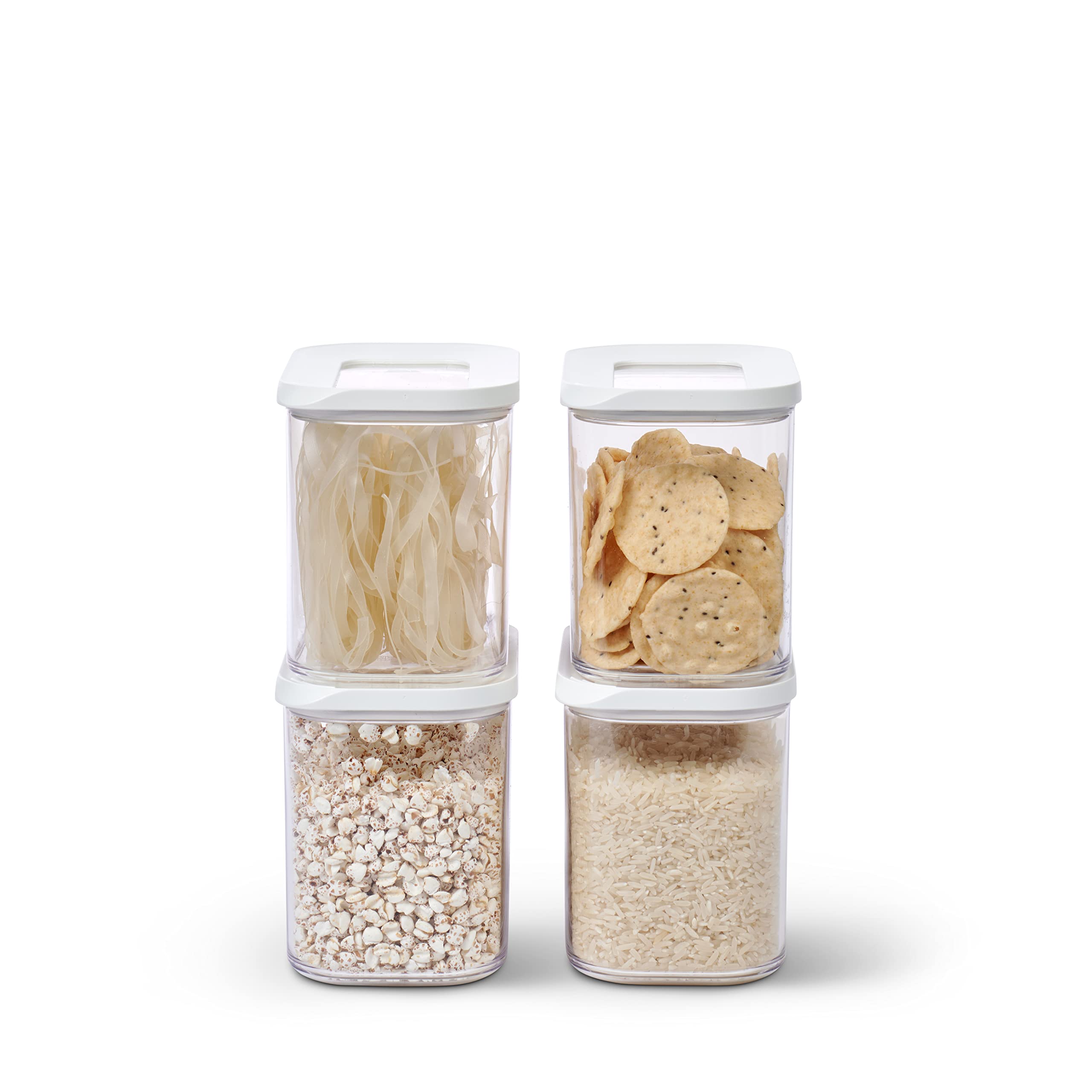 Mepal Modula Set voorraaddozen, 425 ml, kunststof container met deksel