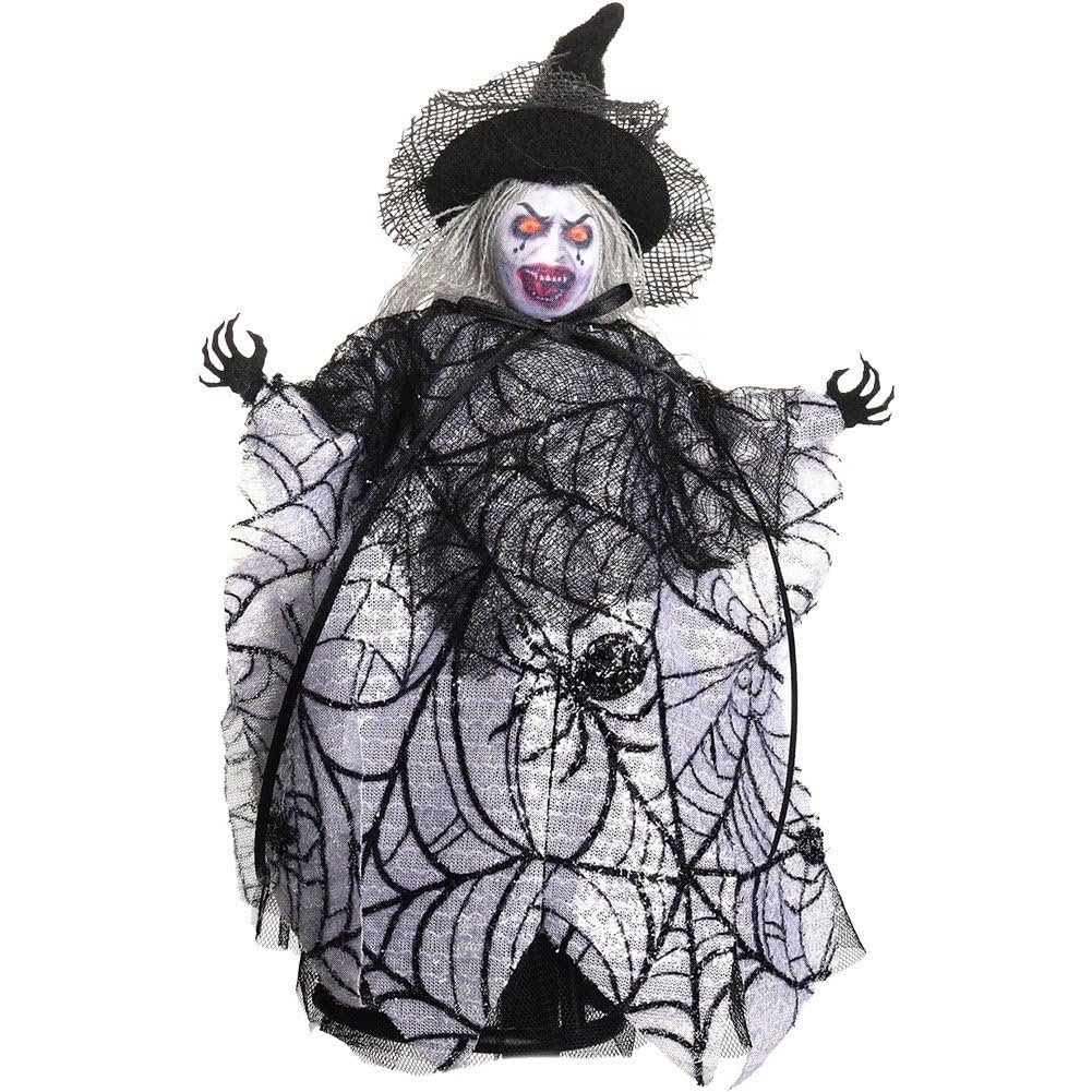 Vbsqic Ghost Tree Decoration Halloween Witch Tree Topper Witch Halloween Accessory Cloth Witch Halloween Party Decorations Witch Halloween Ornaments Halloween Decor