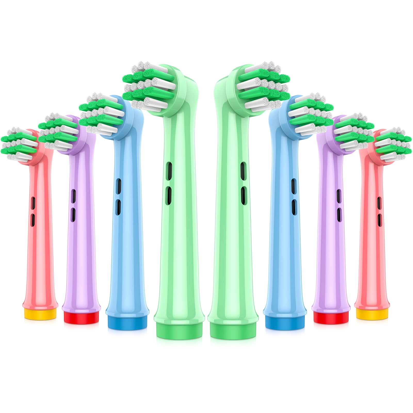 Cabezales de cepillo infantiles para Oral B,8 Pack cabezales de cepillo de dientes infantiles de cerdas suaves,cabezales de cepillo de dientes eléctricos niños para dientes y encías sensibles