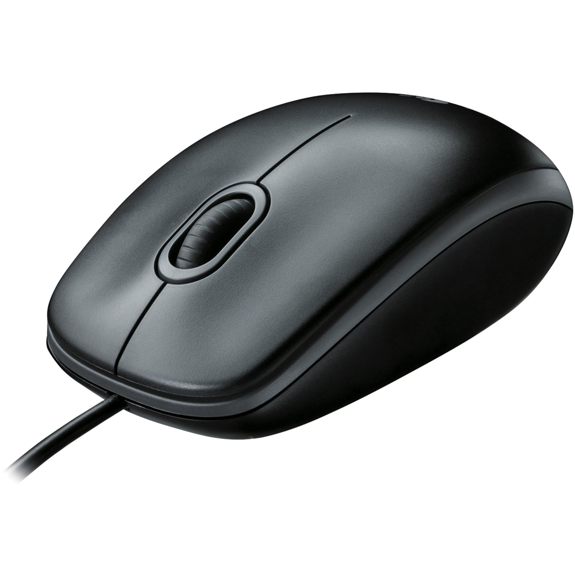 Logitech B100 Optical USB Wired 800 DPI Mouse with 3 Button and Ambidextrous Design