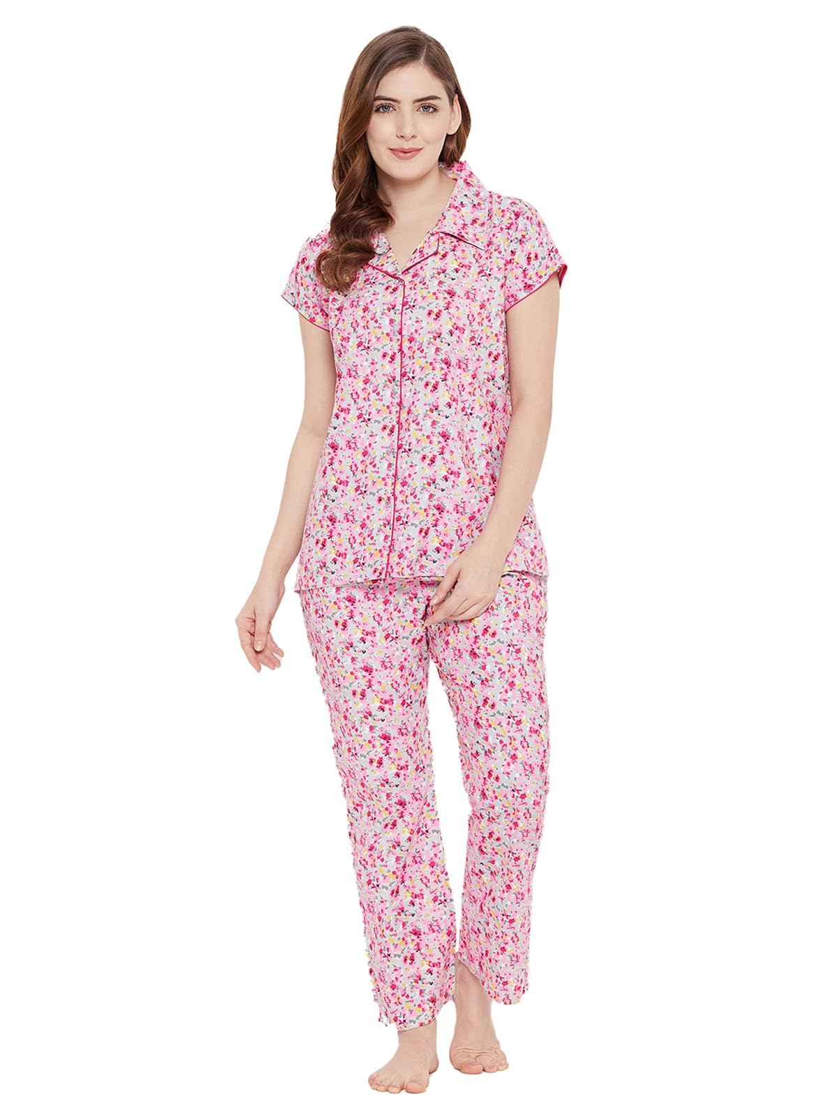 CloviaWomen Cotton Pajama Set