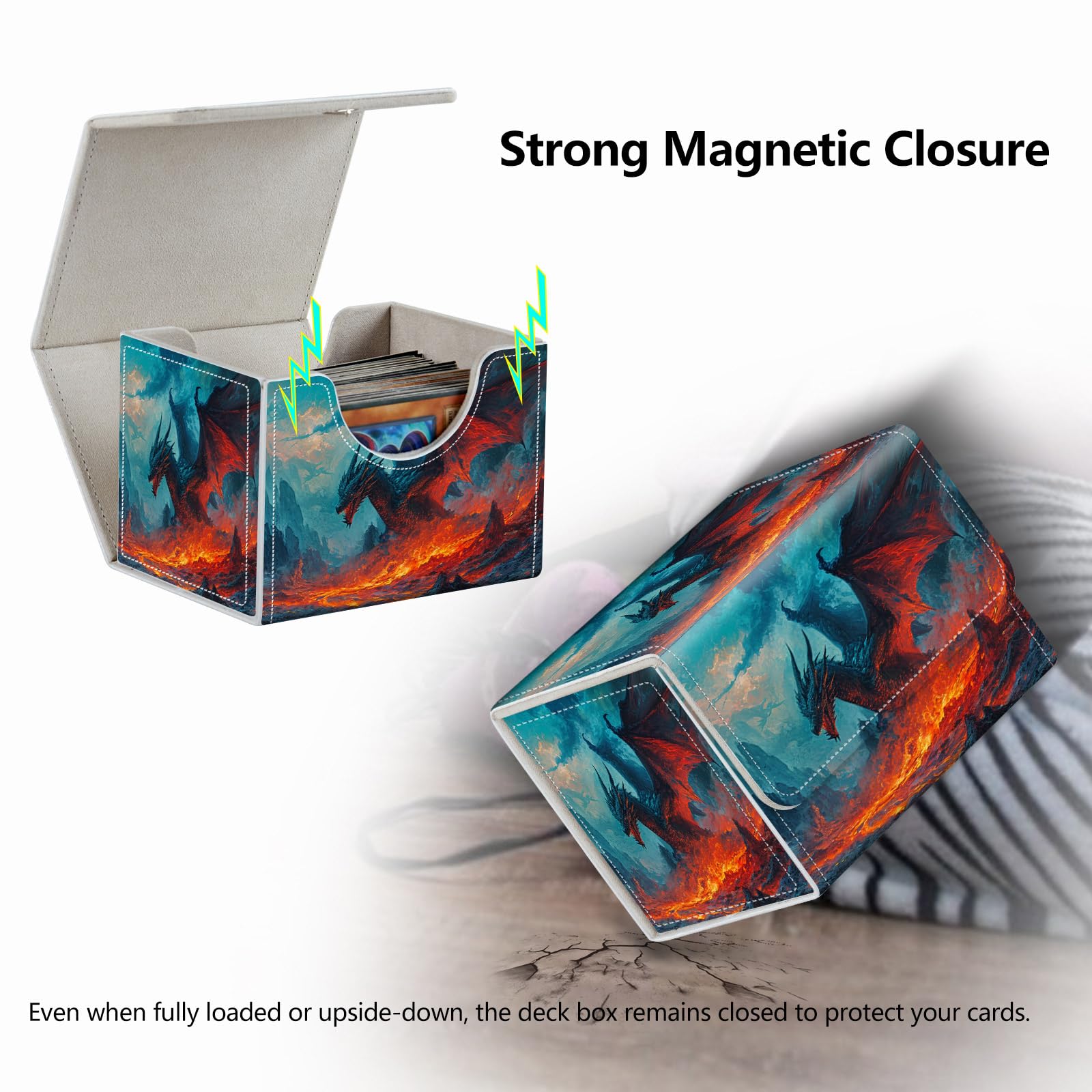 Amazon.co.jp: 強力マグネットカードケース デッキボックス MTGカード 