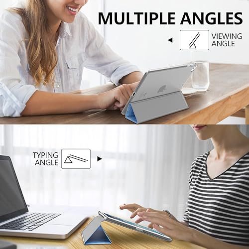 Miniatura 6 de MoKo Case Fit New iPad Mini 5 2019Mini 4 2015 (54 generación 7.9 pulgadas), cubierta de soporte inteligente delgada y ligera con protector trasero