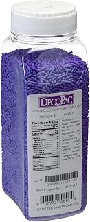 Lavender Purple Sprinkles for Baking | Cake & Cookie Decorating | 26 oz