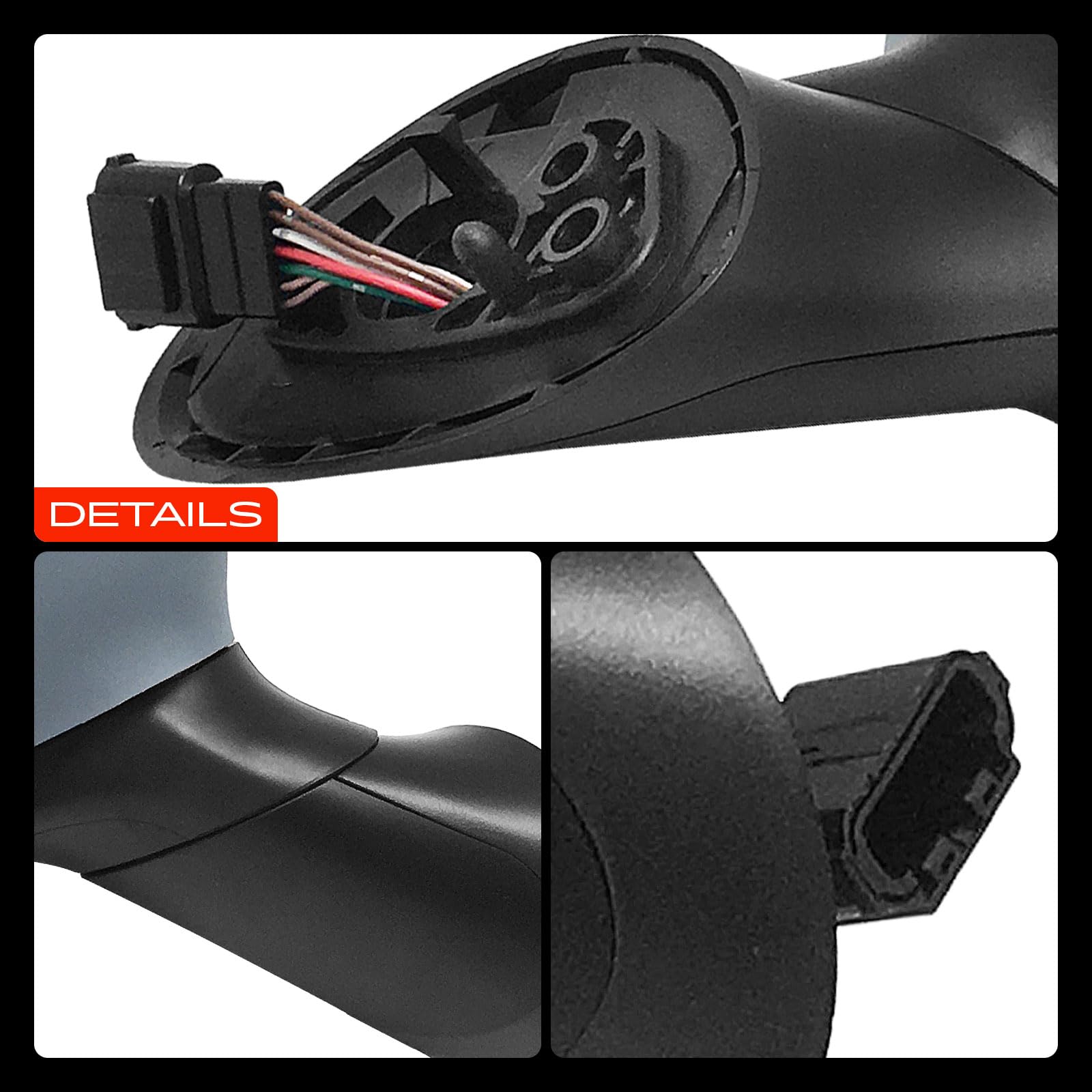 Frankberg Specchietto Retrovisore destro lato passeggero Compatibile con 500 312 500C/595C/695C 500 C 312 500/595/695 Replace# 735481646-HTD