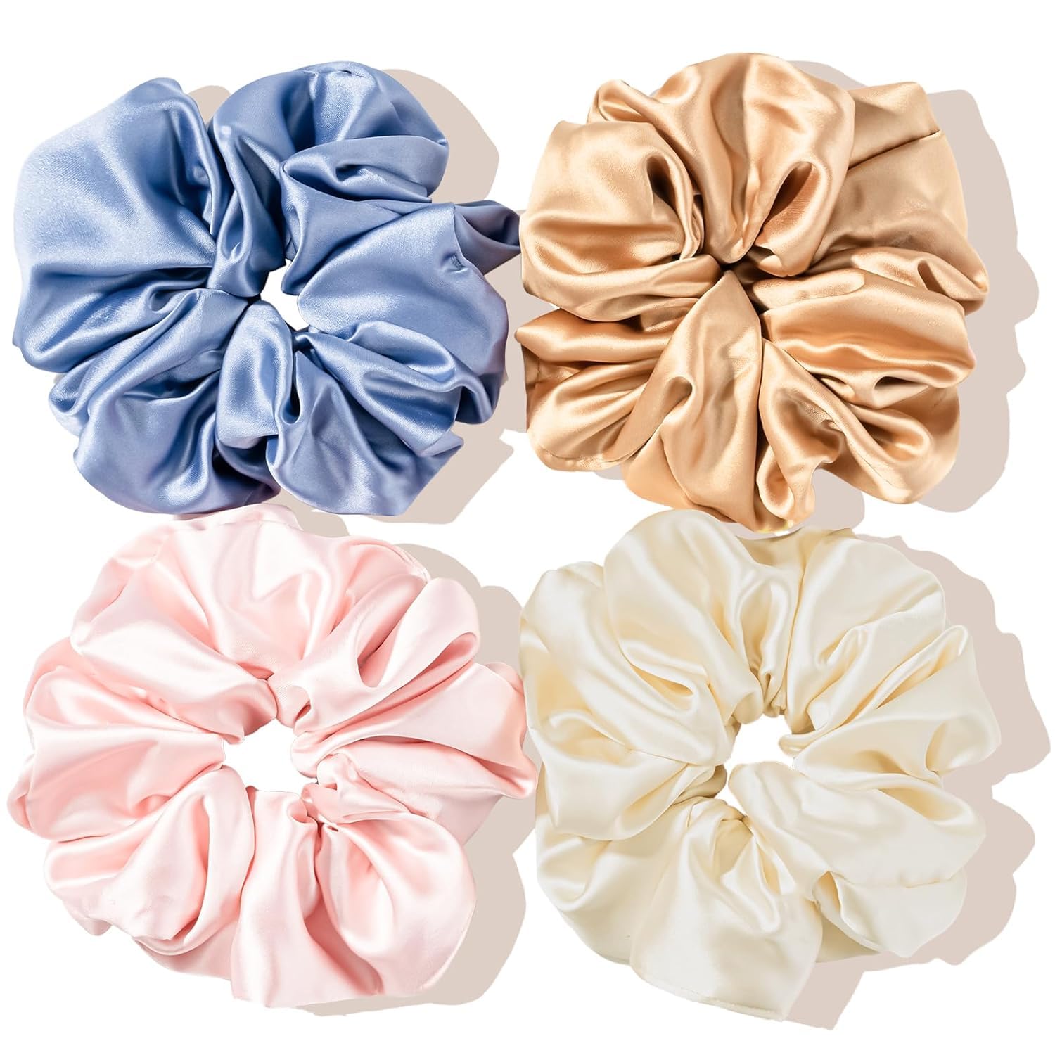 Batuliis online fashion Big Scrunchies for Women, 5.9 Inch Large Satin Scrunchies Jumbo Hair Scrunchies Oversized Elastic Hair Ties Extra Large Scrunchy Giant Hair Bands (Cool) (B0D98WPJPB) Amazon Price History, Amazon Price Tracker