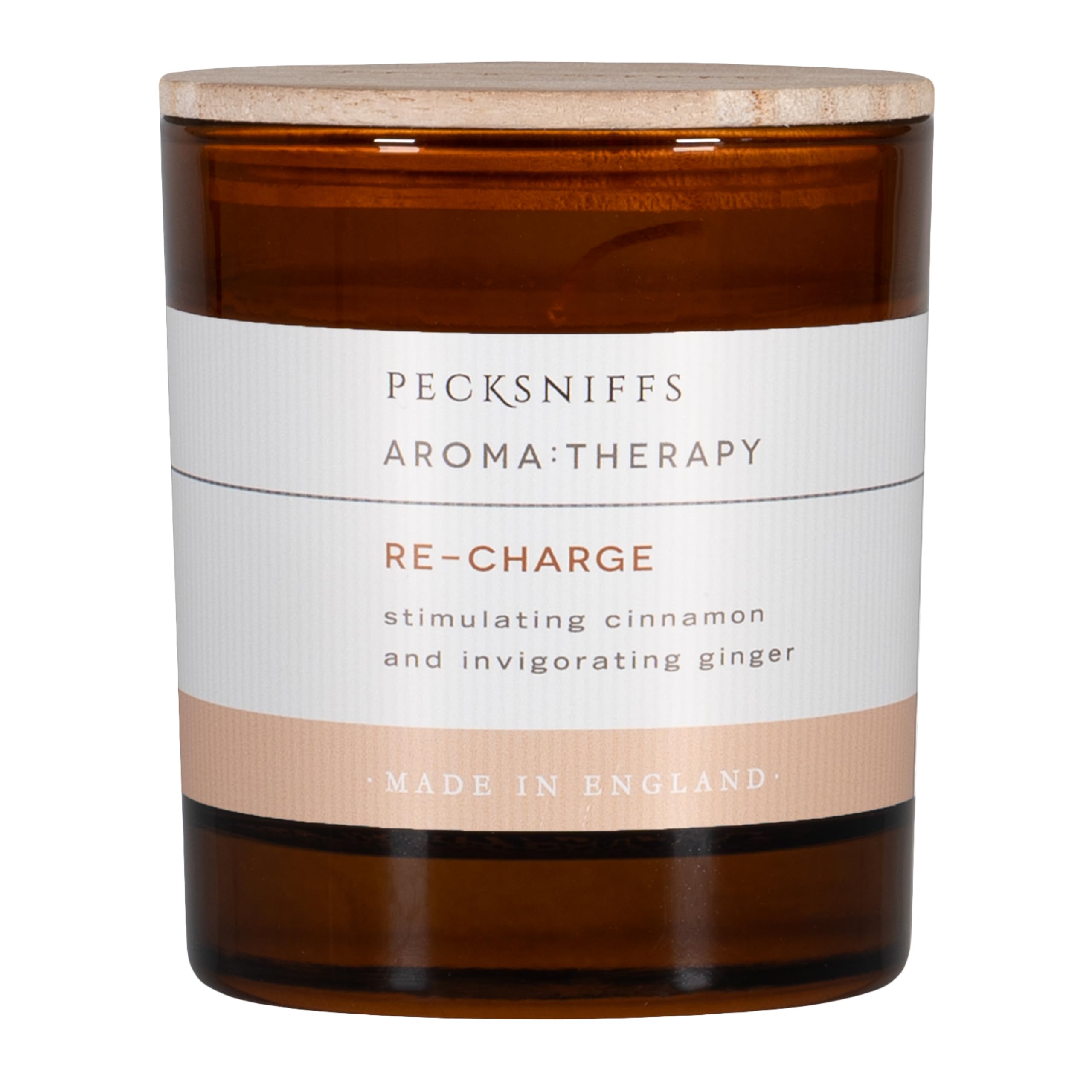 Pecksniff's Scented Candle, Re-Charge Cinnamon, 1 Wick 150 g