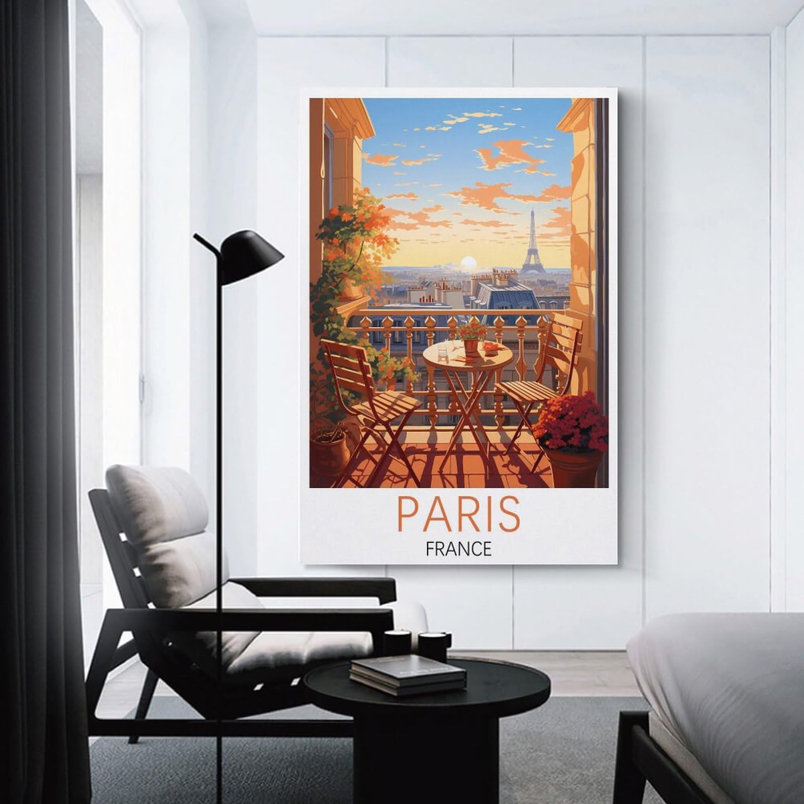 Amazon.com: Paris France Vintage Travel Poster 12x18inch(30x45cm