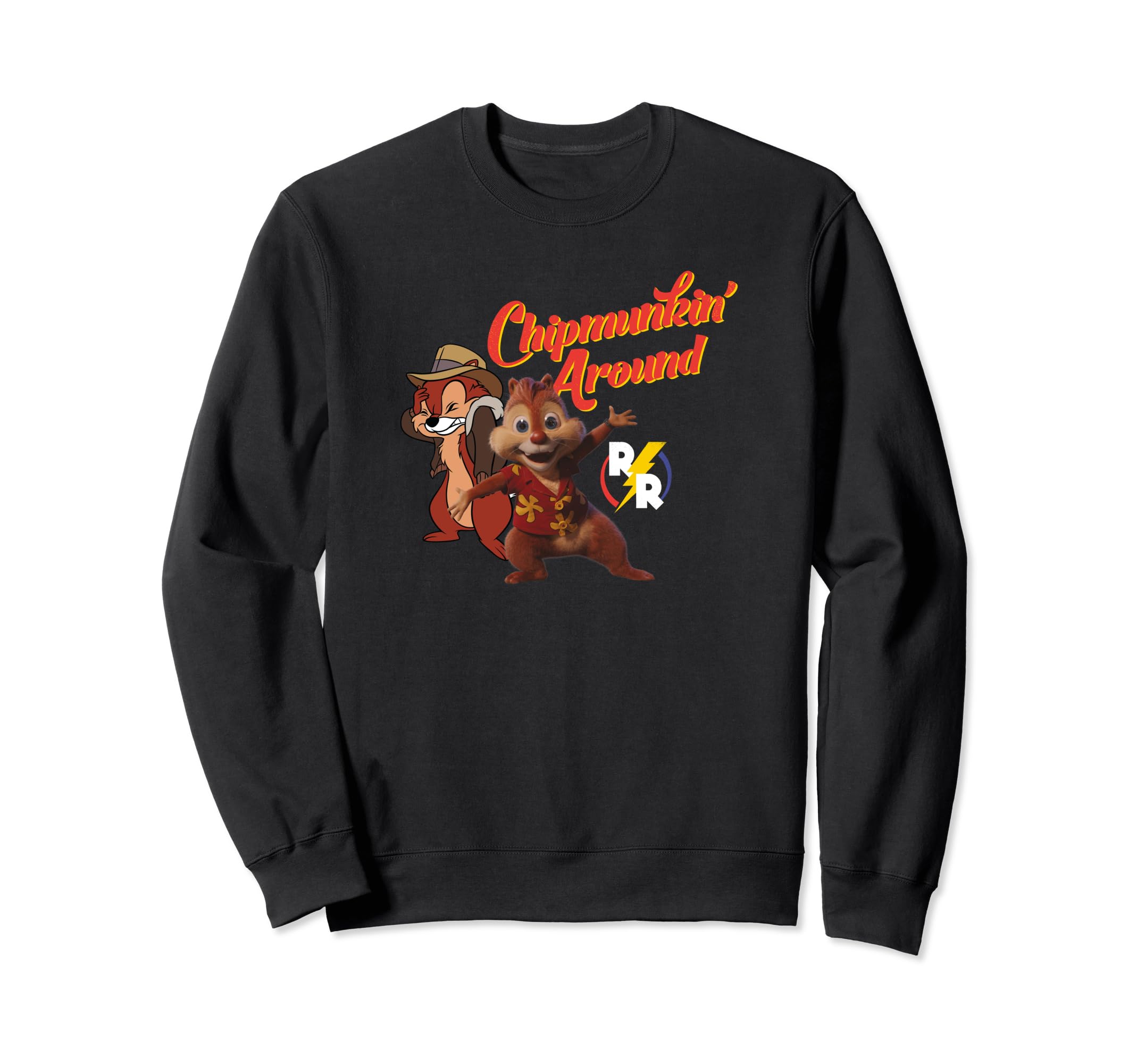 Sweatshirt Disney Chip 'n' Dale pull Rangers du Risque gris - 2