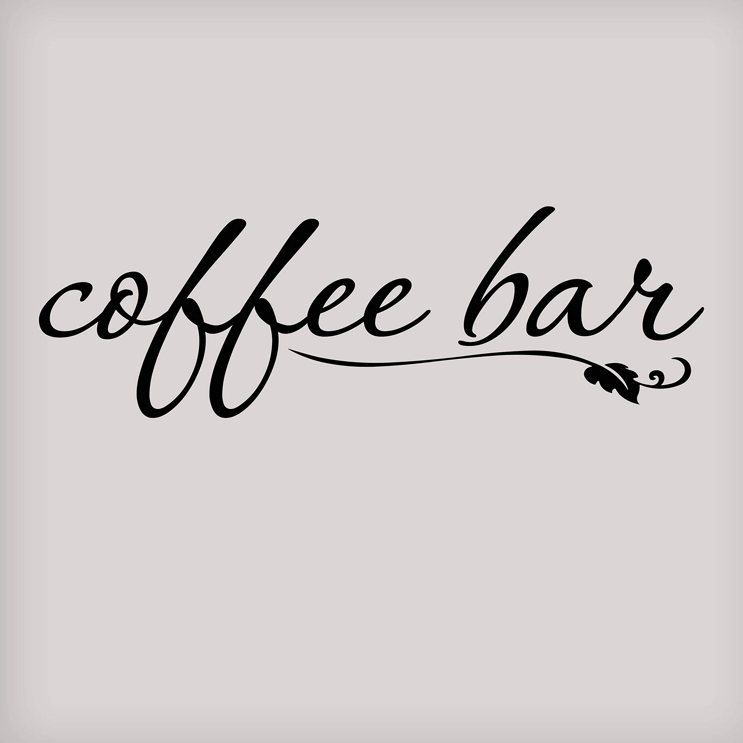 Vinyl Quote Me Coffee Bar Wall Decal | Kitchen Wall Decor | Coffee Wall Decor | Coffee Bar Sign | Made in America | 22x7-Black