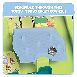 TOMY Bluey Screwball Scramble Marble Maze- Beat The Clock Marble Run - Fast Paced Kids Games and Bluey Toys for Birthday Parties - 1-4 Players - Ages 5 Years and Up