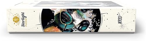 Miniatura 7 de Bulldog francés con auriculares, rompecabezas premium de 1000 piezas para adultos