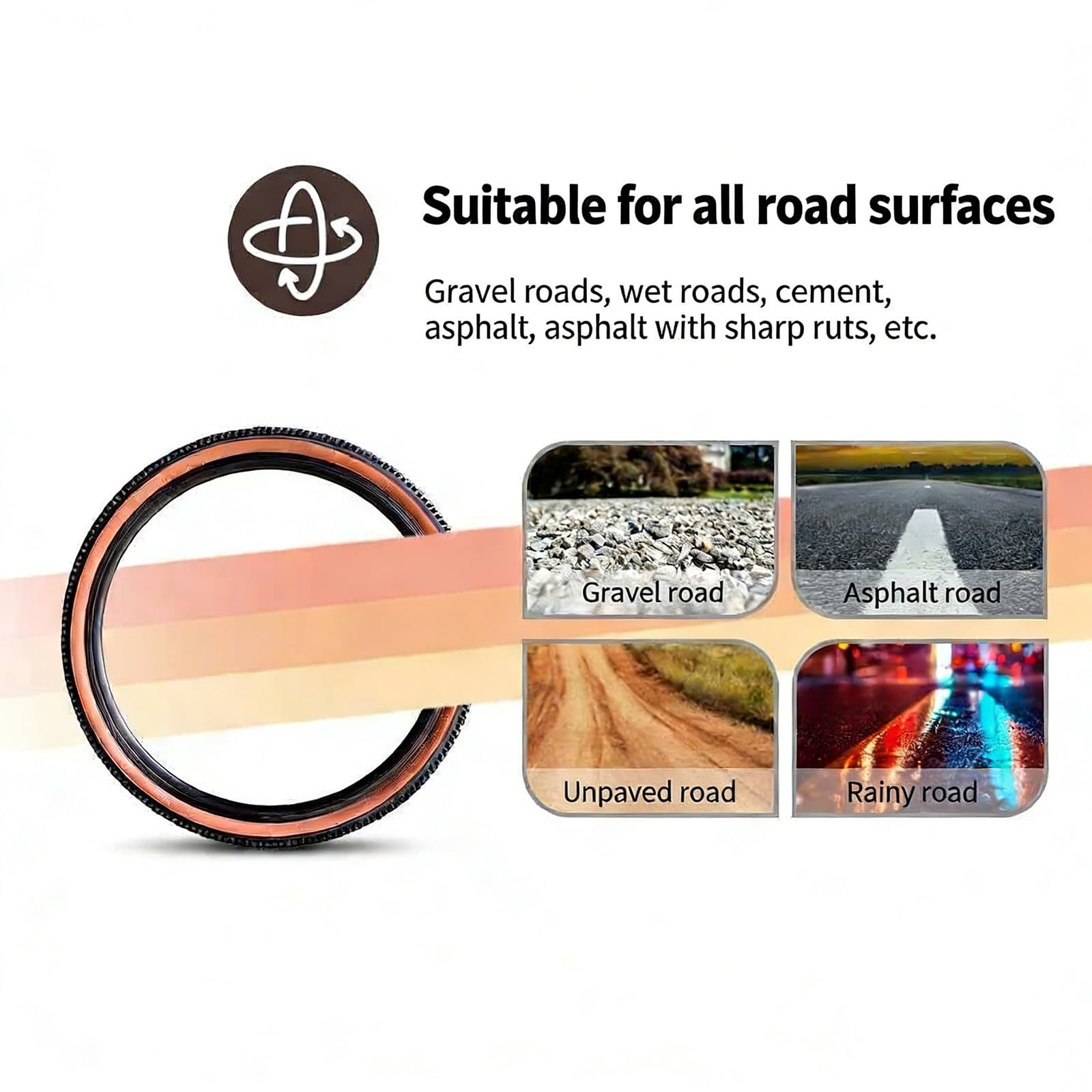 27.5x2.125 Odporny na Przebicie Szeroki Opona z Wzmocnioną Ścianką Boczną do Rowerów Górskich Gravel i Offroad Trwały Projekt do Warunków Zimowych i Śniegu