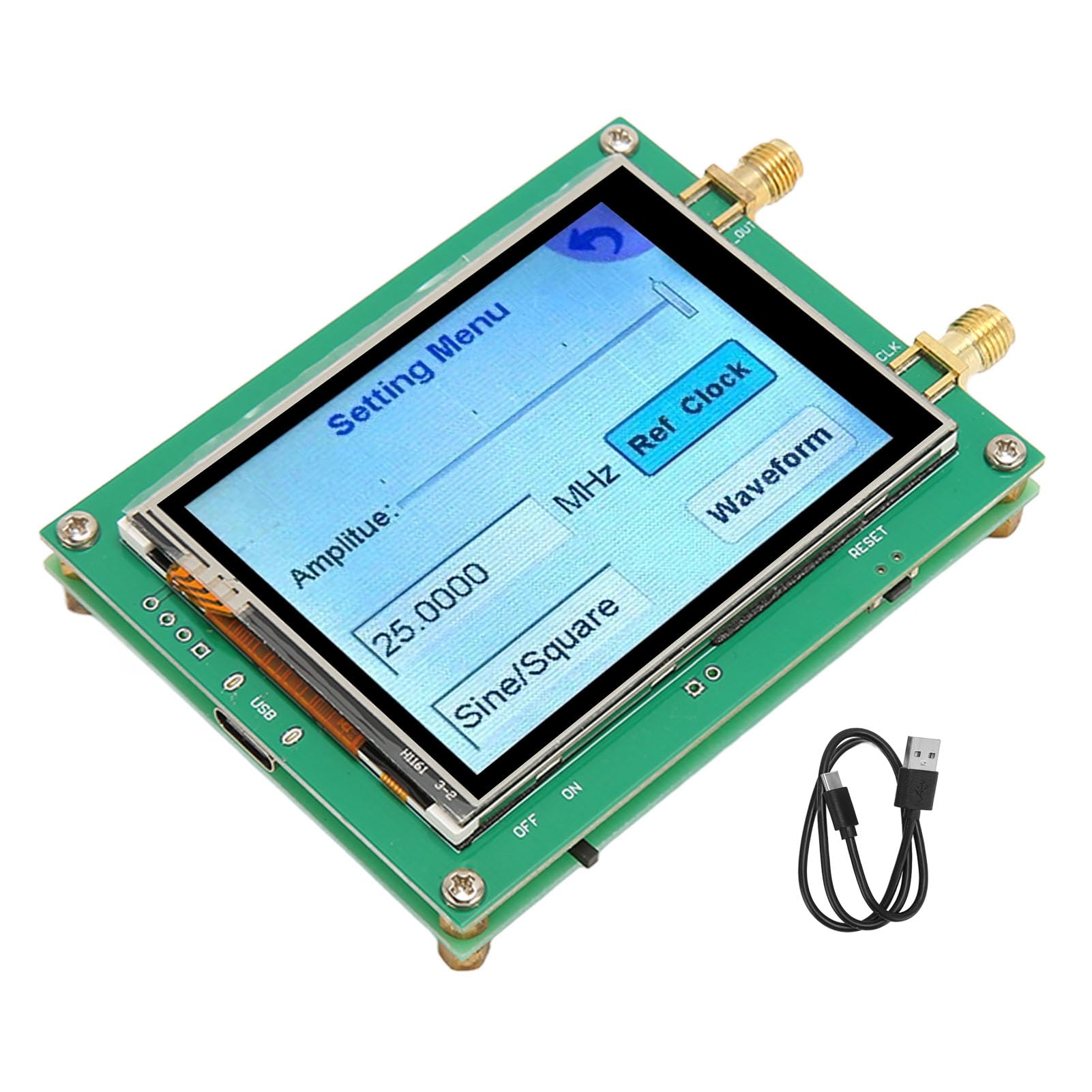 Aramox Fuente de Señal RF, Pantalla Táctil de 2.8 Pulgadas