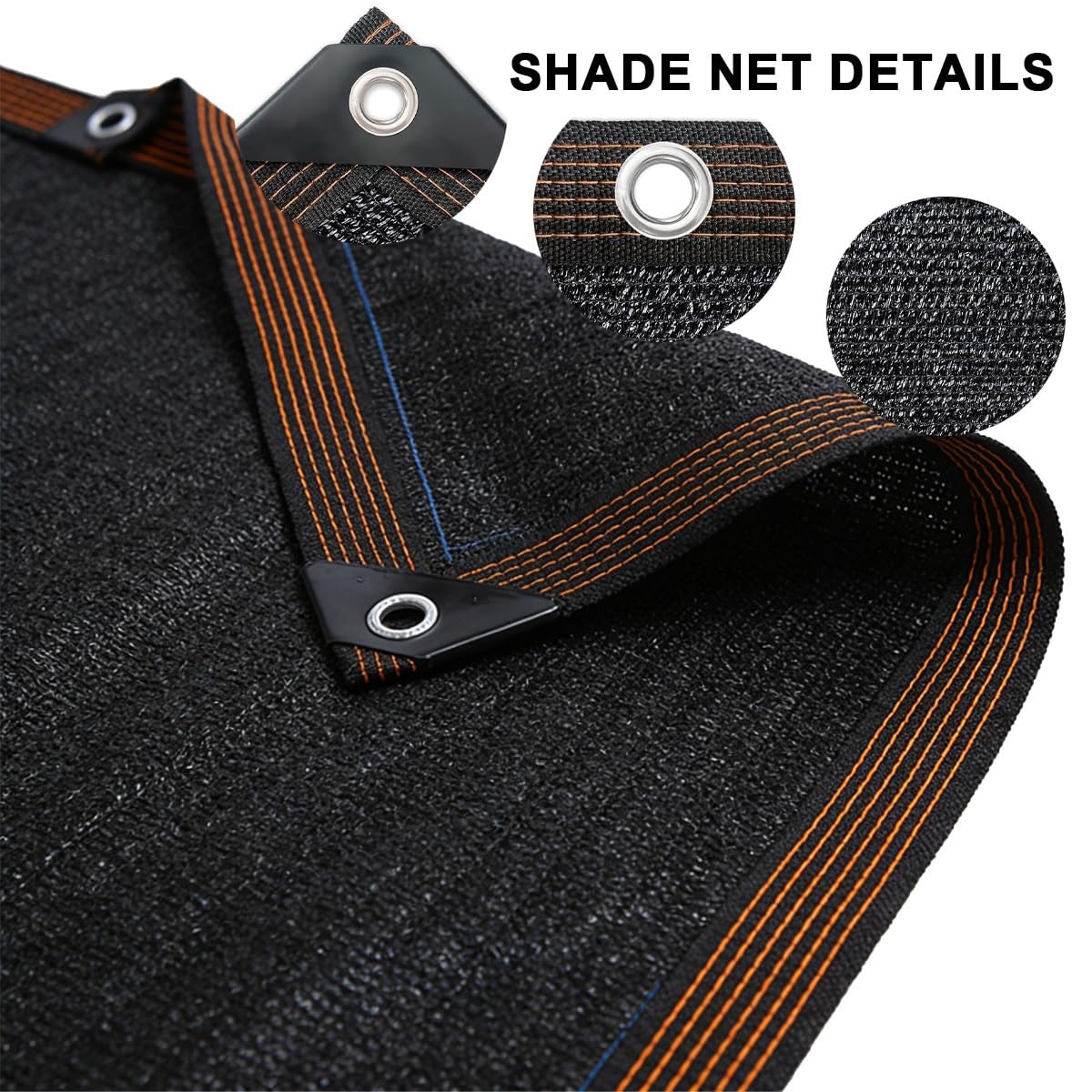 Telo in rete per serra con blocco UV, per serre, 16,5 x 3,5 m, 2,4 x 3,5 m, 3,5 x 3,5 m, 3,5 x 5,8 m, tessuto con occhielli, perfetto per patio, posto auto coperto e galline
