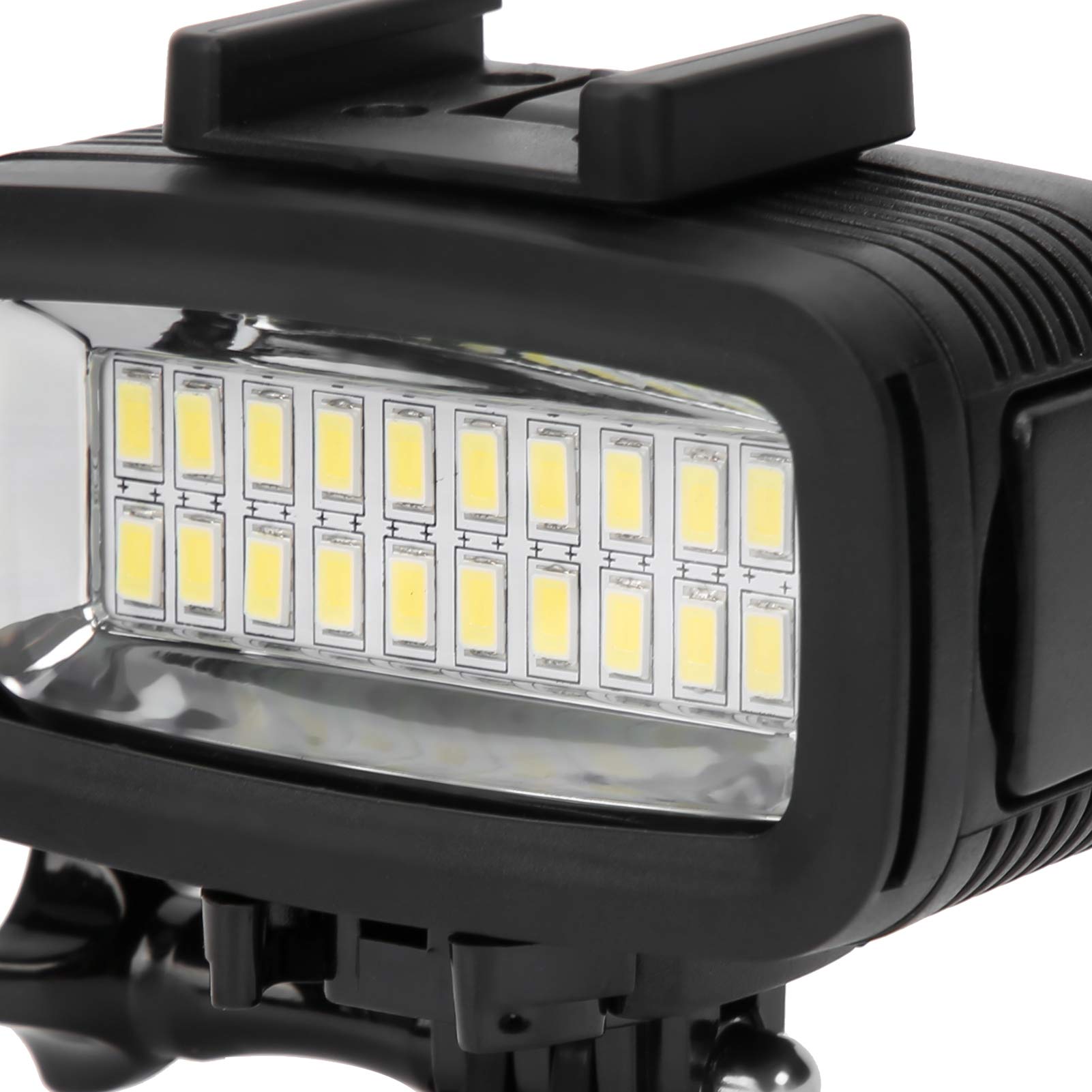Luce LED Subacquea Piccola Luce di Riempimento per Fotocamera Subacquea Impermeabile 5500K per Uso Fotografico e Video ABS 1 unità
