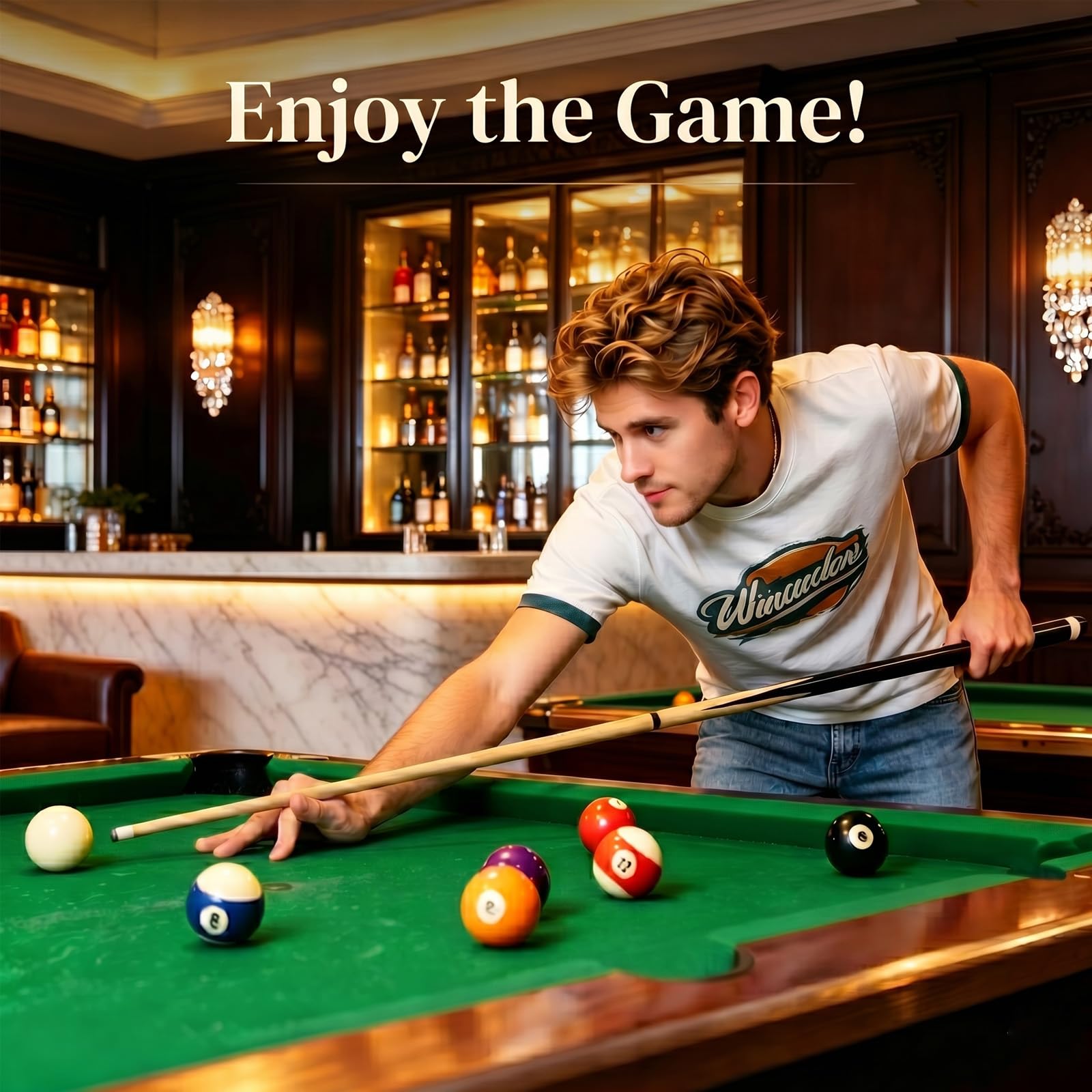 36 Inch 48 Inch 58 Inch Pool Cue Stick Hardwood Billiard Cue Stick for Adults Youth Kids