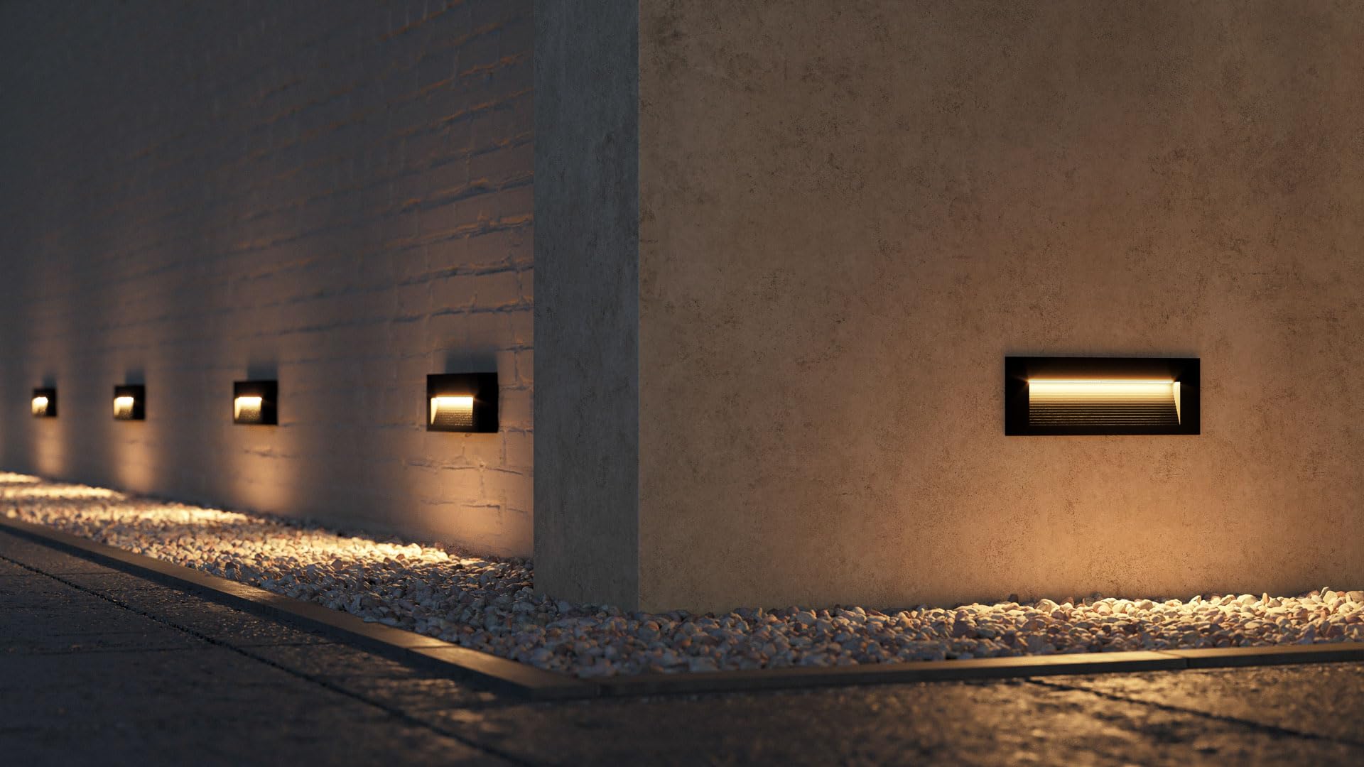 Beneito Faure Tween 5W LED Recessed Spotlight Wall Spotlight for Indoor and Outdoor Use Corridors or Pathways - Corten - Image 2