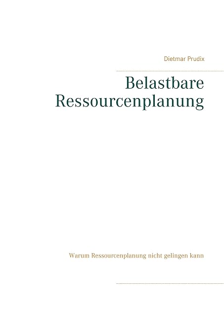 Portada de Belastbare Ressourcenplanung
