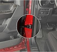 Vista 5 de Jimen Compatible con Ford F150/Ford Bronco Sport 2021-2023, 4 piezas de cubiertas protectoras de brazo de control de puerta de automóvil