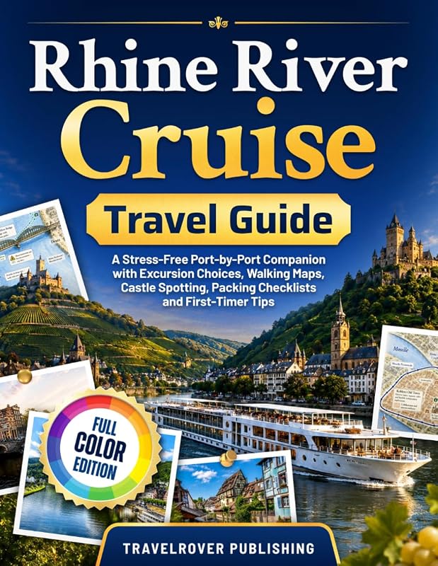 Rhine River Cruise Travel Guide: A Stress-Free Port-by-Port Companion with Excursion Choices, Walking Maps, Castle Spotting, Packing Checklists and First-Timer Tips