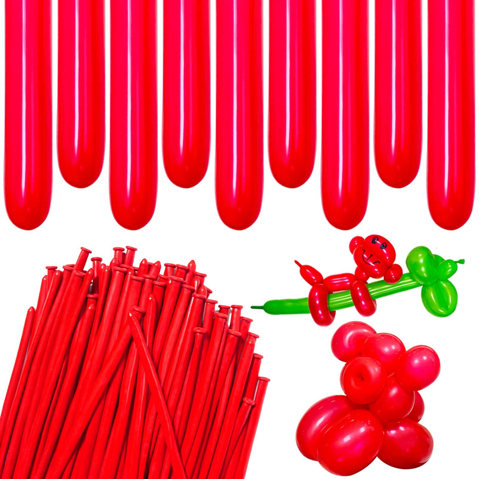 260 Clear Long Balloons for Arch & Party Decor -28 260 Clear Long Balloons for Arch & Party Decor -28