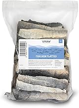 Fish Skin Flatties 1kg - Healthy Natural Dog Treats - Naturally Air Dried - Grain Free - Hypoallergenic - Low In Fat