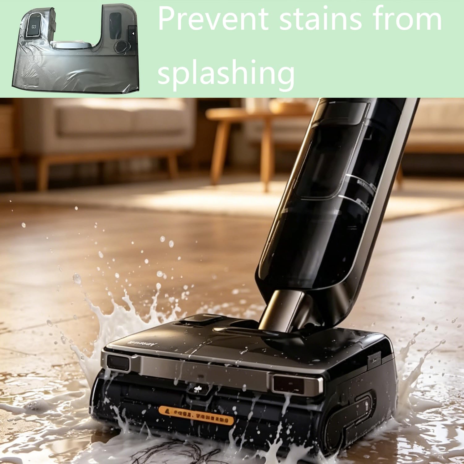 Parti del serbatoio dell'acqua compatibili con Tineco Floor ONE S9 Master Aspirapolvere di ricambio, senza fili Wet Dry Aspirapolvere, Accessori Ricambio Serbatoio Acqua Pulita.