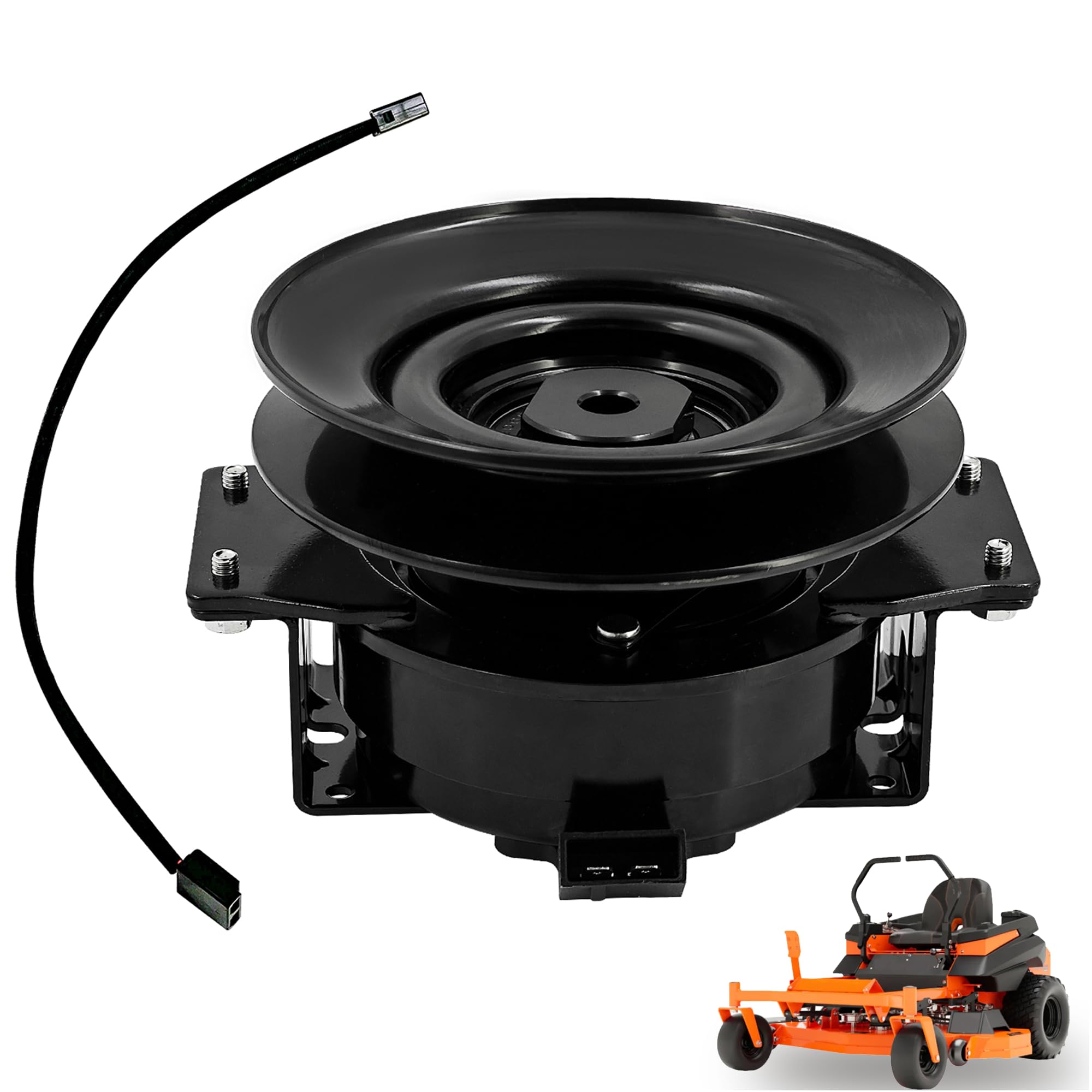 Photo 1 of 070-0055-00 Electric PTO Clutch with Wire Harness Fits for Bad Boy MZ & MZ Magnum 2017-2026;for MZ Rambler 2023-2026; for ZT Avenger Models 2020-2026 Replace Mower Part# 070-0055-00 070005500