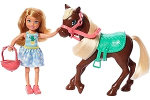 Barbie and Sisters Chelsea Doll & Pony Set
