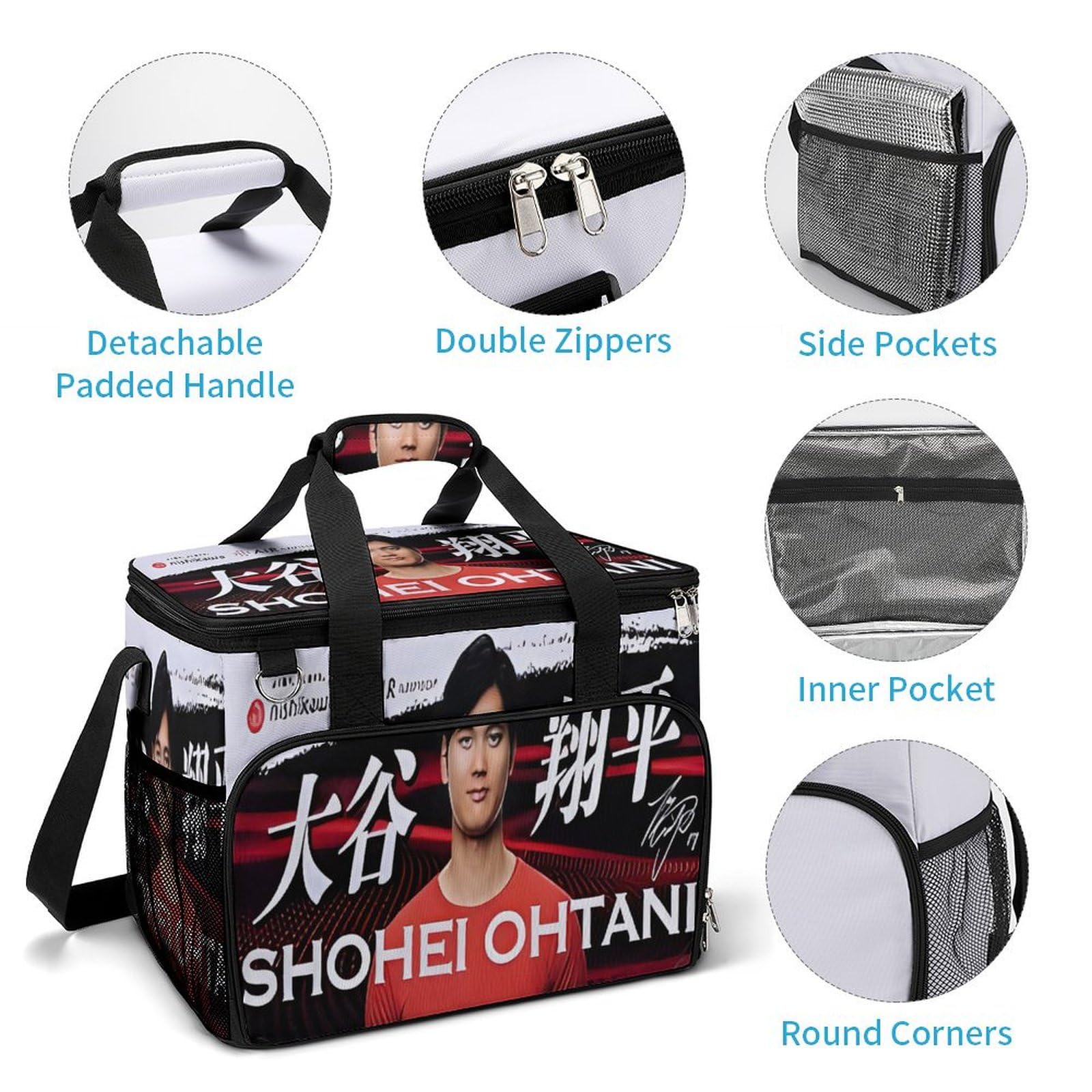 ドジャース クーラーバッグ 保冷 MLB 大谷翔平 新品 Amazon.co.jp: 大谷翔平 アニメ クーラーボックス バッグ ド