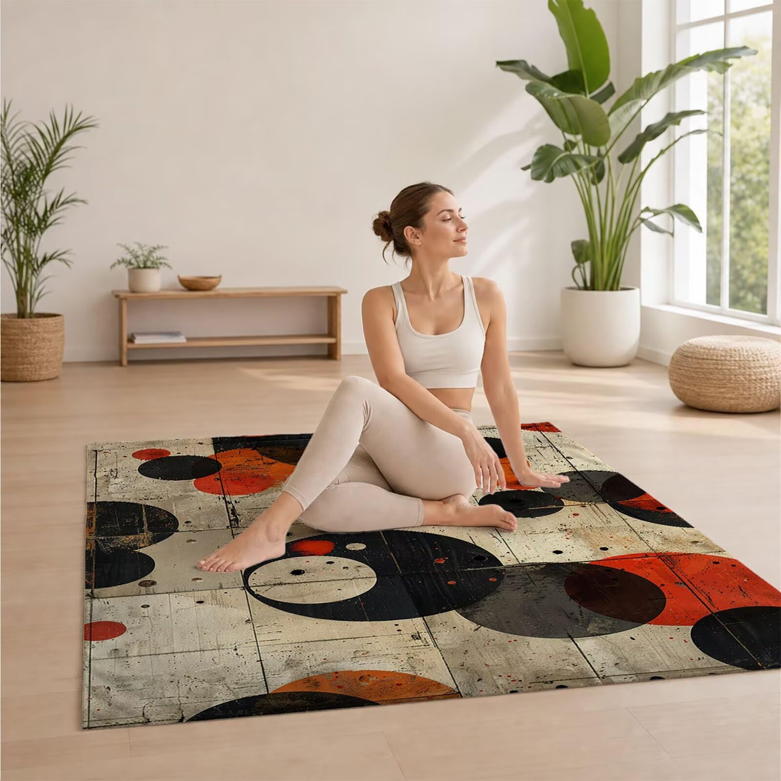 Redondo Toalla Playa 160x220 Resistente a la arena Secado rápido Ligero, Toalla Playa Grande 220 x 160cm Suave Cómodo como Gym Yoga Sauna Toallas Baño Grandes Exterior Travel Essentials Punto XTLS2555