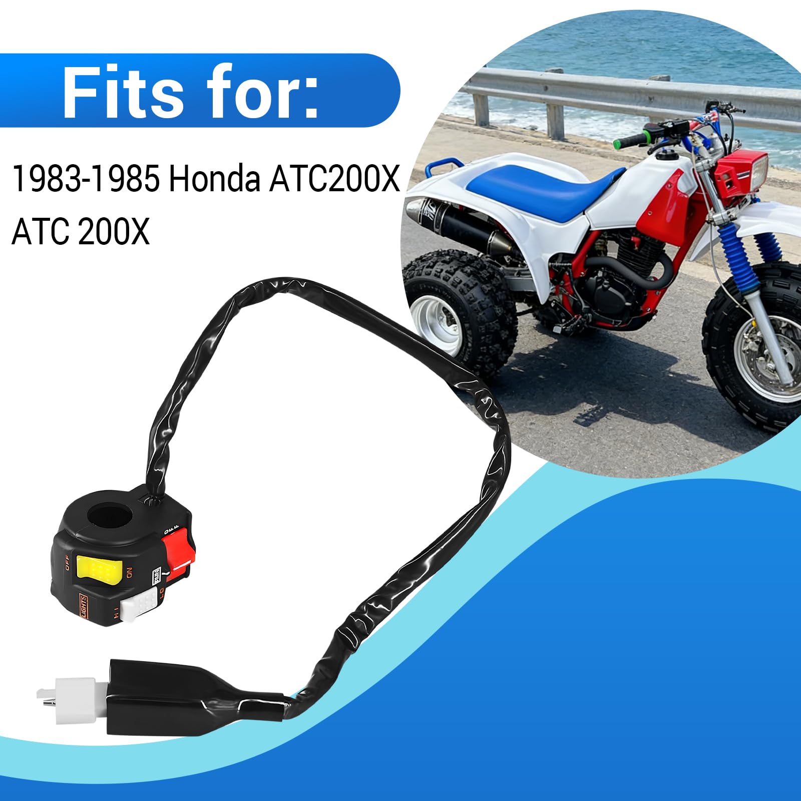 Amazon.co.jp: L/Hスイッチ ホンダ ATC200X ATC 200X ライト/キル 
