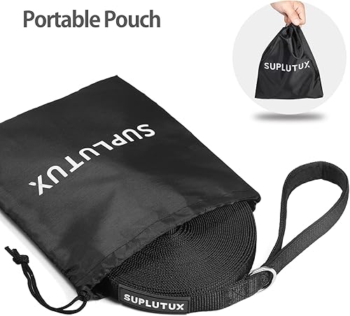 Miniatura 4 de Correa de plomo larga para entrenamiento exterior de perro de 30 pies, ajustable, correa de entrenamiento de perro para perros grandes, medianos y