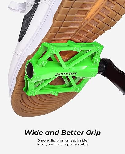 Miniatura 3 de KEMIMOTO Pedales de bicicleta de montaña, pedales planos de bicicleta MTB, rodamientos sellados duraderos de aluminio CNC de 916 pulgadas, para la