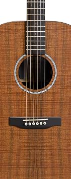 Martin D-X1E Koa X Series Acoustic-Electric Guitar | Koa HPL Top, Back & Sides | E1 Electronics with Built-In Tuner | Softshell Case Included