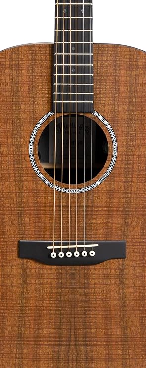 Martin D-X1E Koa X Series Acoustic-Electric Guitar | Koa HPL Top, Back & Sides | E1 Electronics with Built-In Tuner | Softshell Case Included